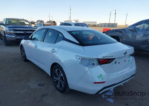 2022 Nissan Sentra Sv Xtronic Cvt z USA, uszkodzony, nr VIN 3N1AB8CV7NY310697